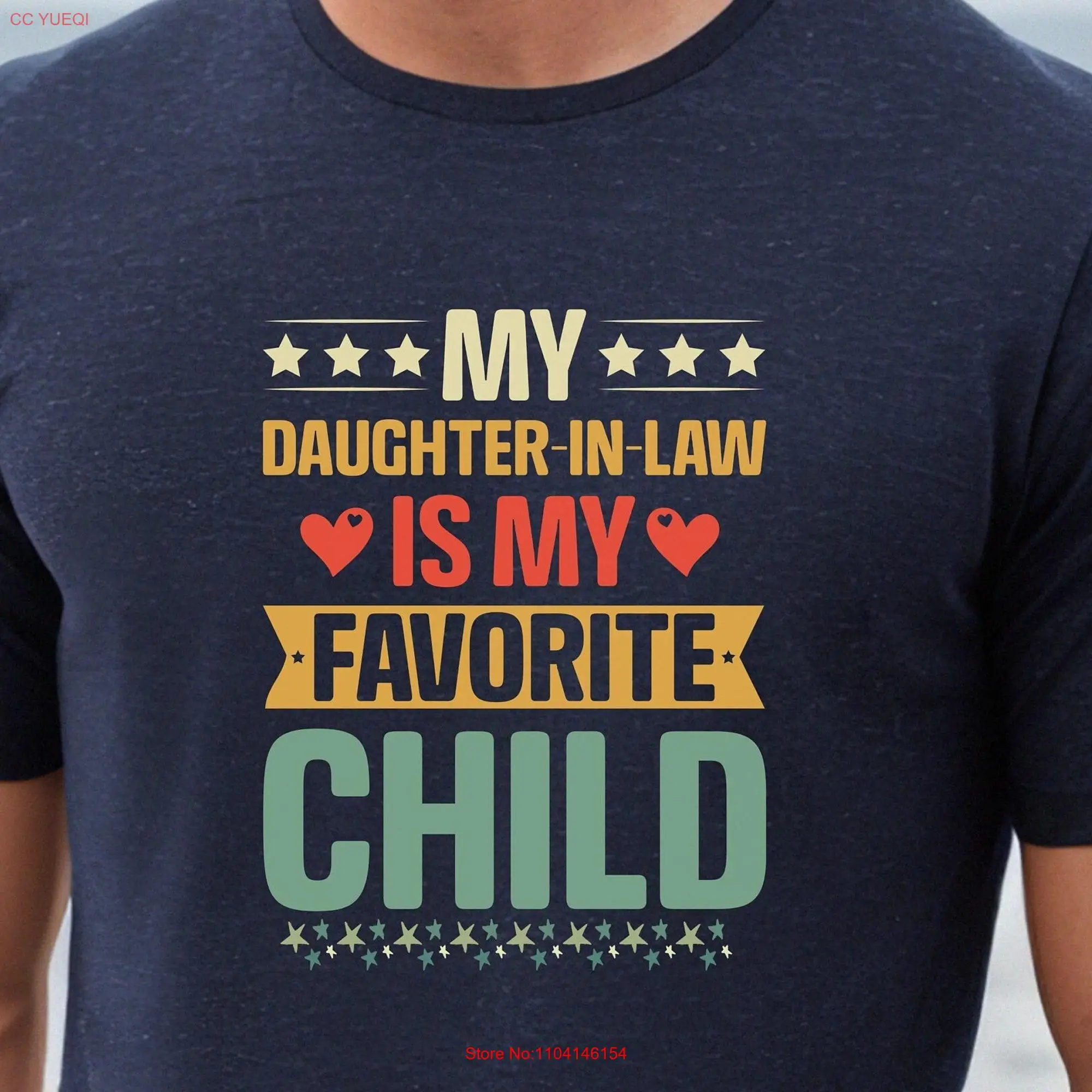 Daughter in law T Shirt Father s Day 2023 Funny gift perfect tee Joke long or short sleeves