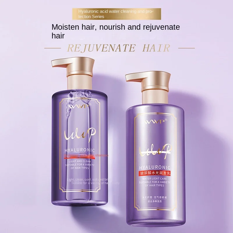 

Silicone-Free Shampoo and Conditioner with Refreshing and Moisturizing Hyaluronic Acid, OEM Wholesale Manufacturer