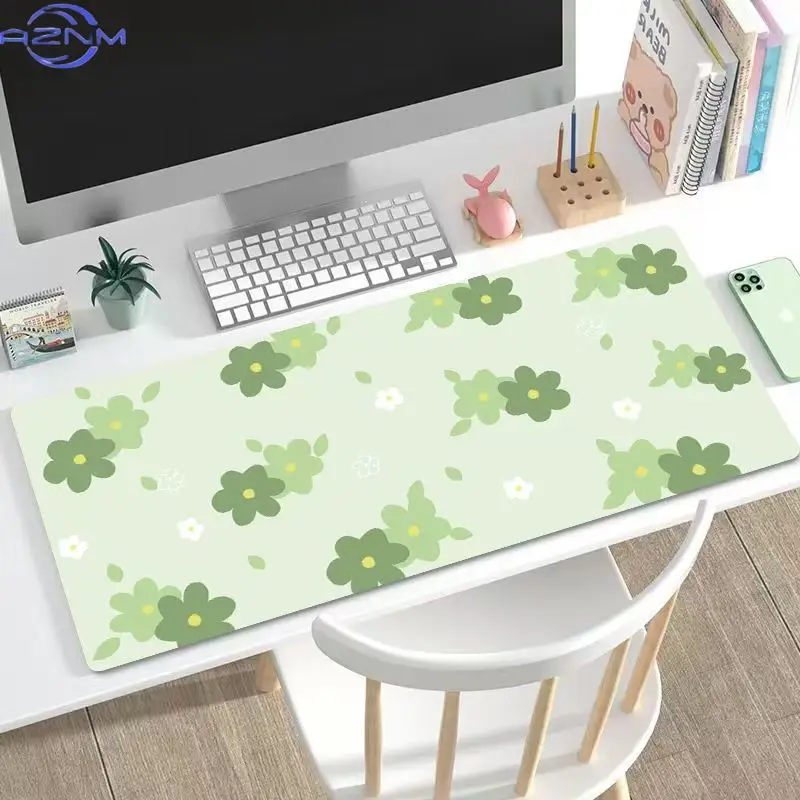 Mousepad grande e simples para jogos e-sports, escritório, com apoio de pulso, para meninos e meninas.