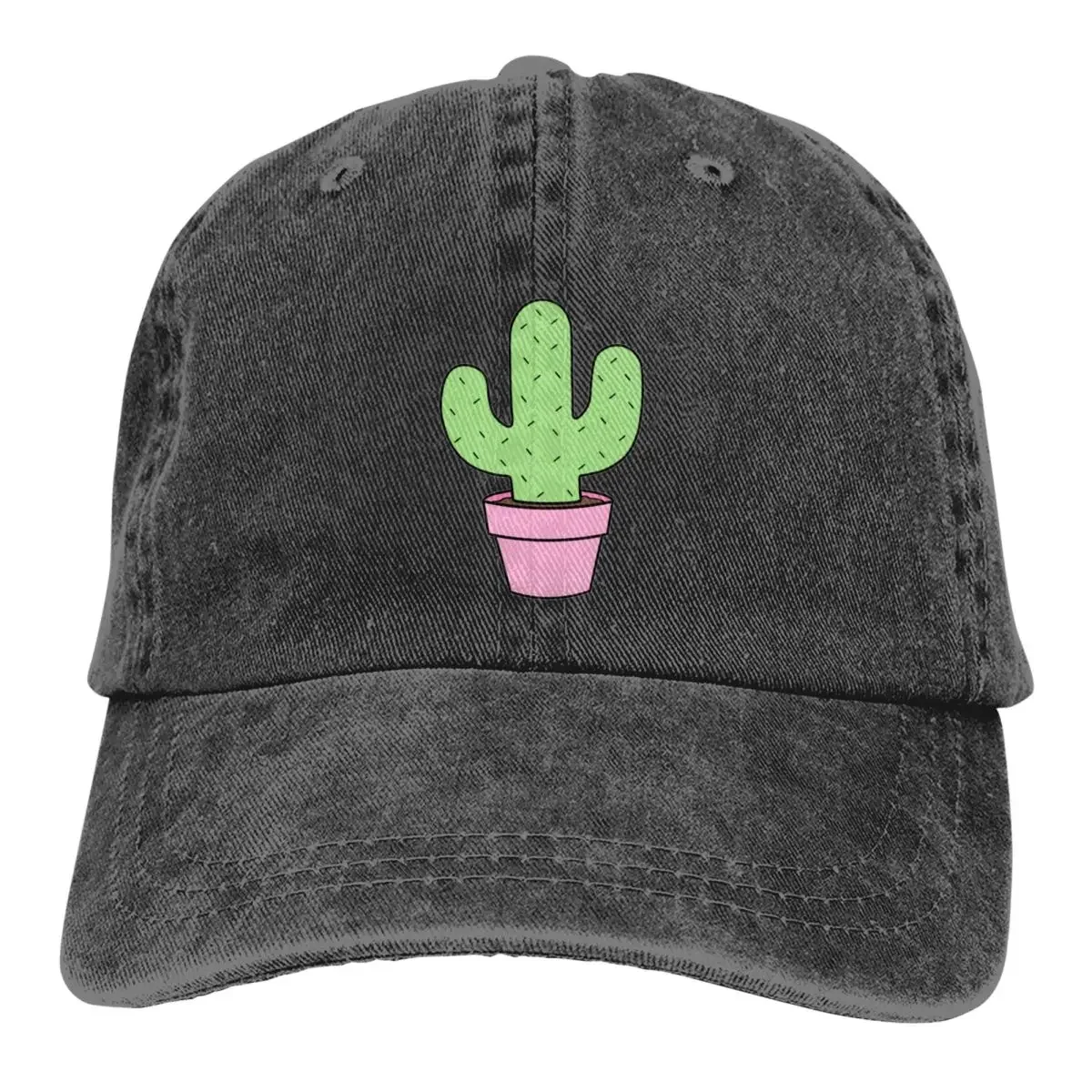 Revamped Cactus Washed Baseball Cap Spines y2k Funny Hip Hop Hats Summer Women Men Outdoor Sport Design Baseball Caps