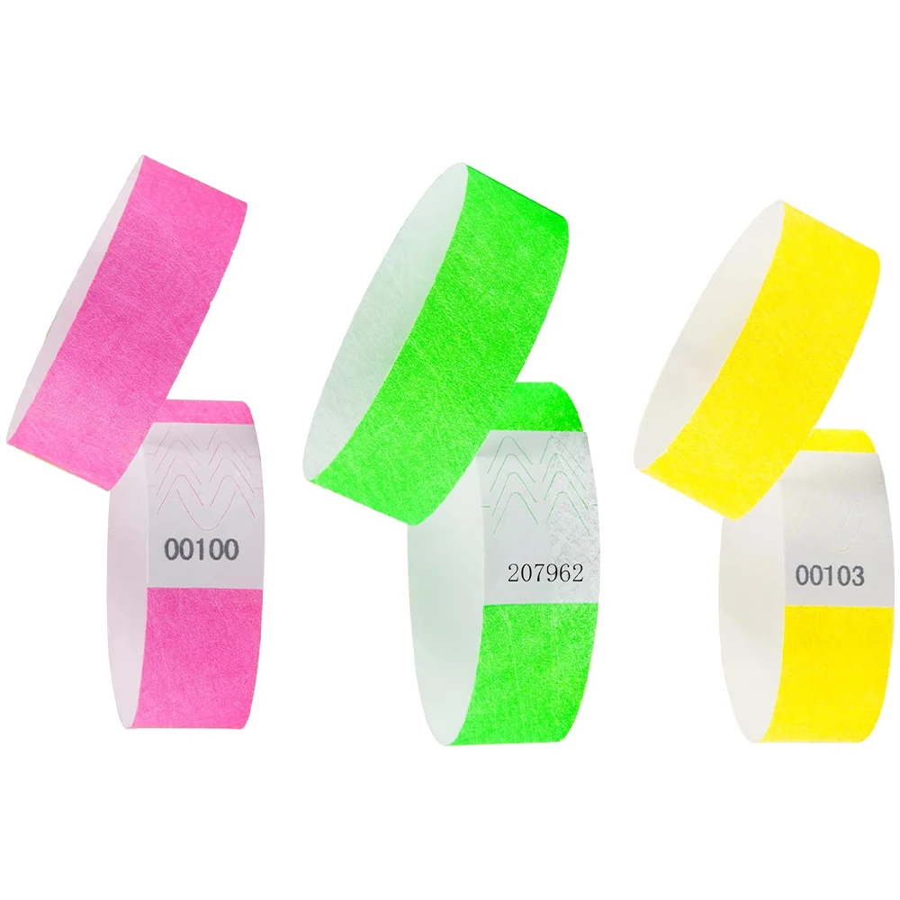 NATURALABEL ID Wristbands, Waterproof Bracelets Event Wristbands Party Bands Armbands for Events Festivals  Economical Grade