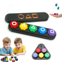 Newest Stone Catching Toy Korea Chinese Folk Traditional Play Game Sets Hand-eye Coordination Finger Exercise Relief Stress Dice