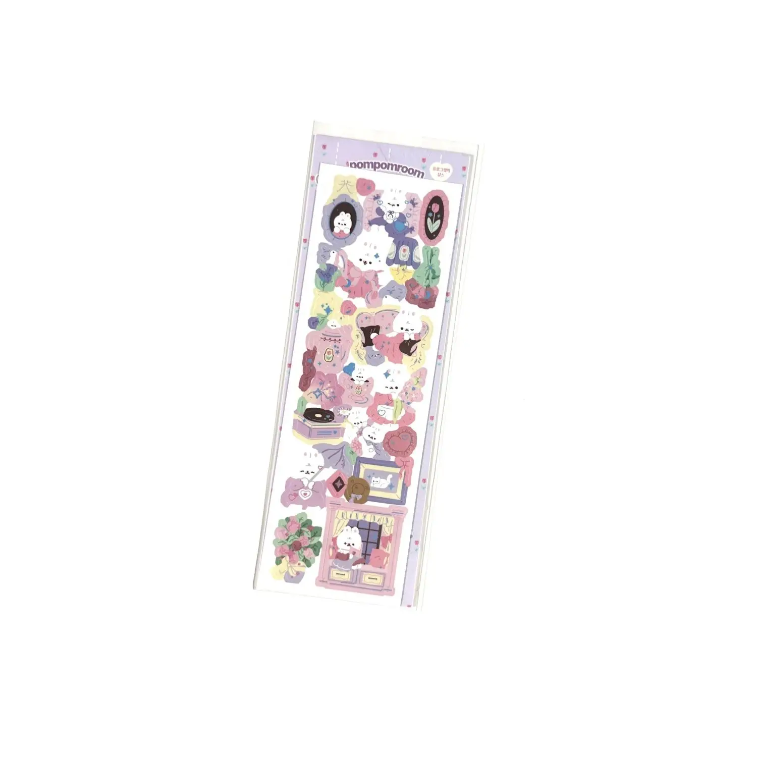 Korean Popular Cute Laser Small Pattern Goo Card Sticker  Hand Account Goo Book DIY Decorative Material Sticker