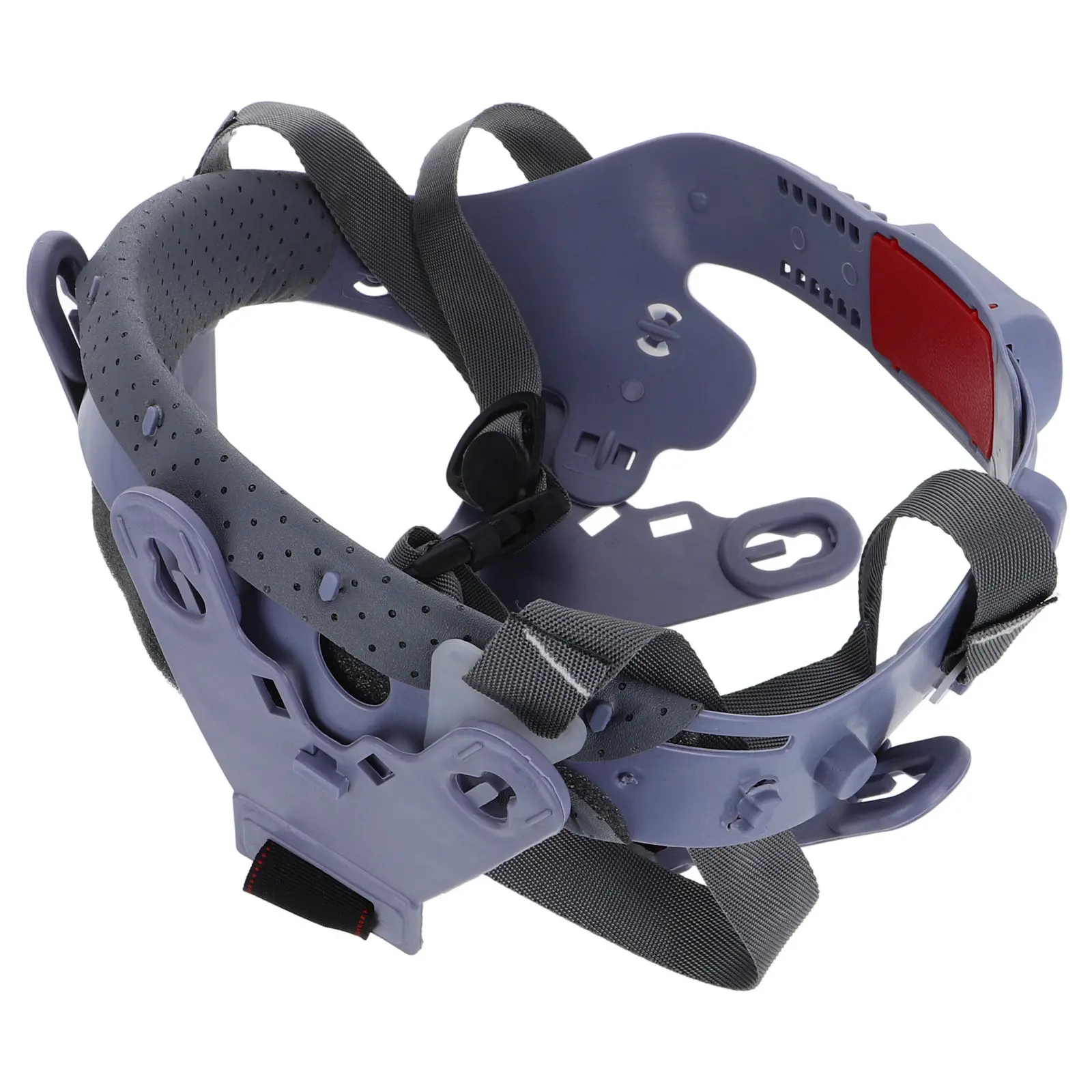 Hard Hat Liner Adjustable Insert Suspension Breathable Impact Absorbing Replacement Safety Accessories Grey