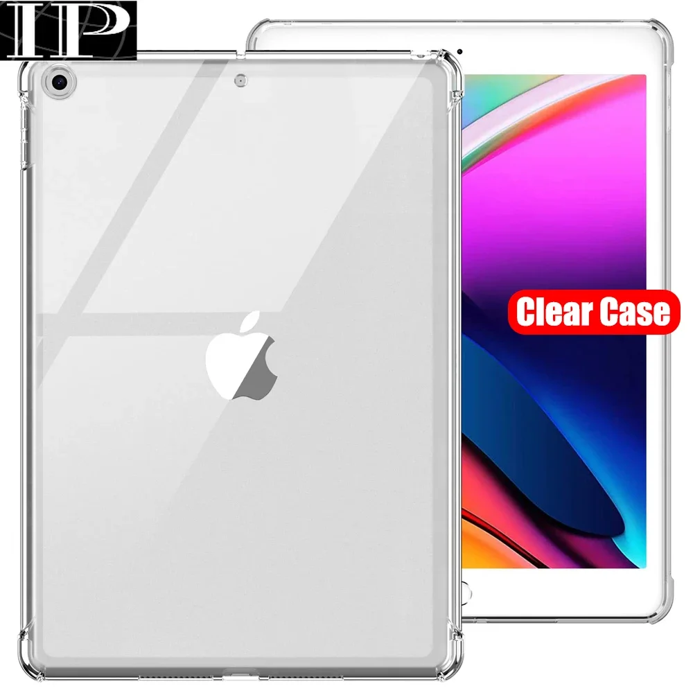 Clear Protect Case Cover For Ipad Pro 11 12.9 10.5 9.7 9th Generation Mini 6 Air 5 4 3 2 1 10th 8 7  5 Soft Tpu Ipad Funda