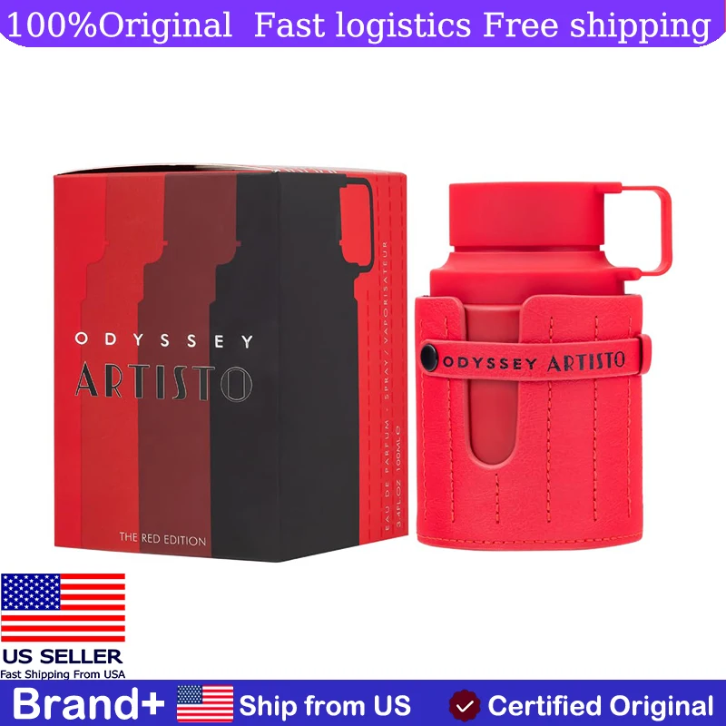 

Armaf Odyssey Artisto The Red Edition Eau De Parfum Spray Long-Lasting Fragrance Unisex 3.40 Ounce Cologne Persistence Portable