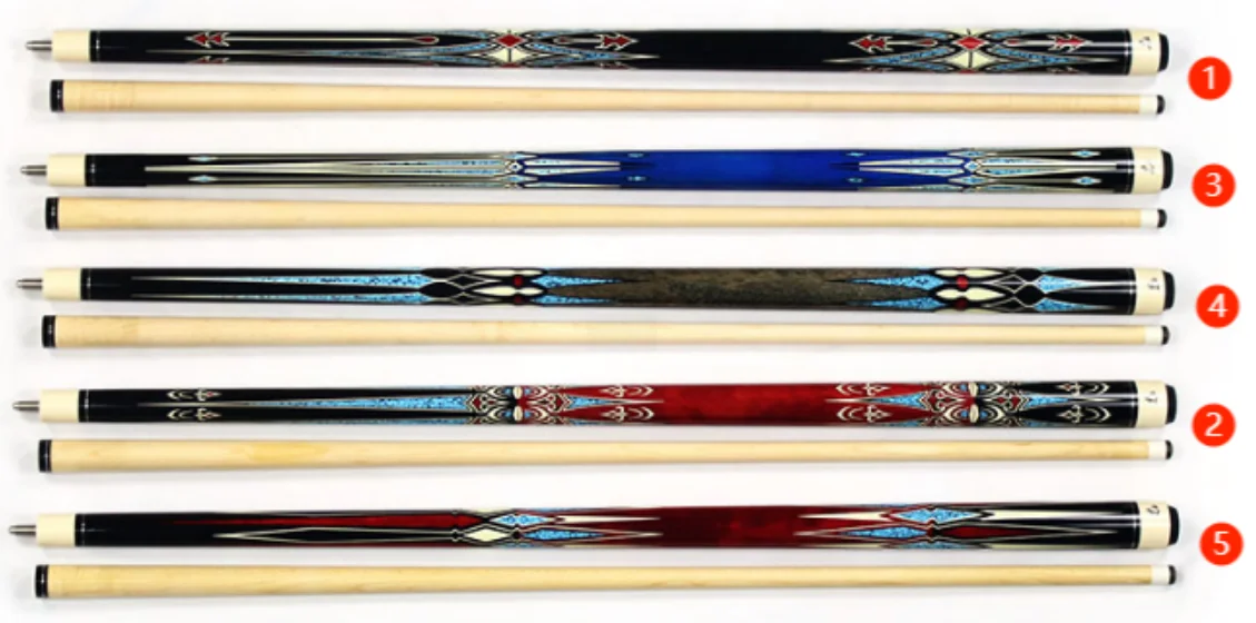 

High Quality Canadian Maple Wood Billiard Pool Cue With 12.5 mm Tip Size