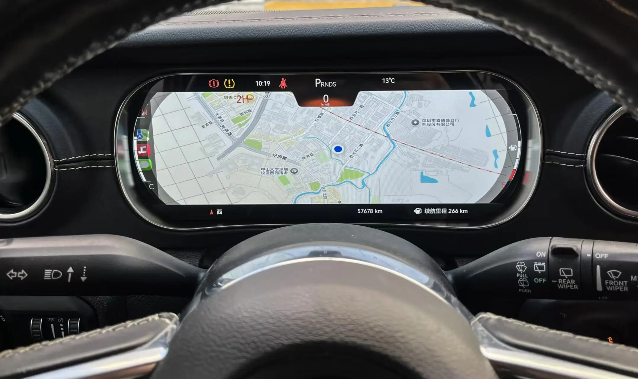 12.3 "Carplay السيارات لوحة سيارة متر ل جيب رانجلر JL 2018-2022 لينكس LCD أداة رقمية العنقودية قمرة القيادة سرعة لوحة #6