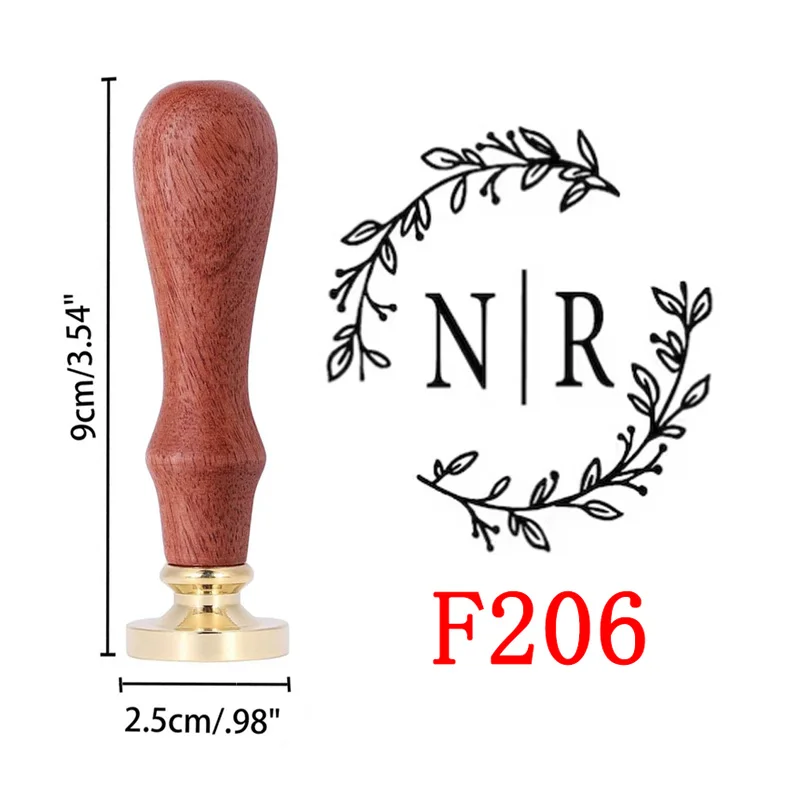 Aangepaste lakzegel stempel en houten handvat set, voor huwelijksuitnodiging, meerdere ontwerpen, gepersonaliseerde logo wasstempel, eerste was