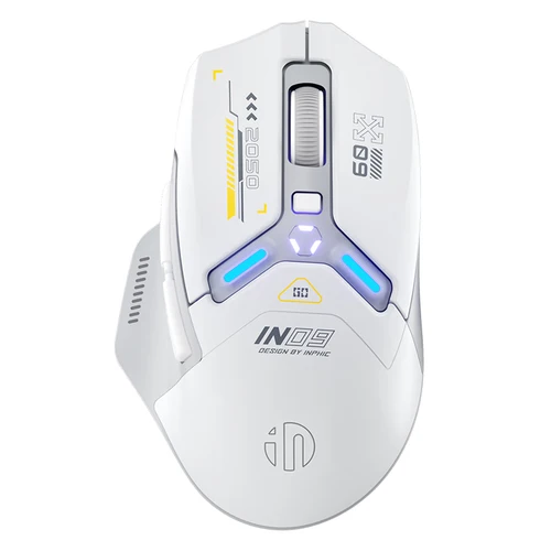 Imagen 1 del producto Ratón inalámbrico para juegos Inphic IN9, recargable, PAW3311, Bluetooth, efecto de iluminación RGB, ordenador de escritorio, portátil, Universal