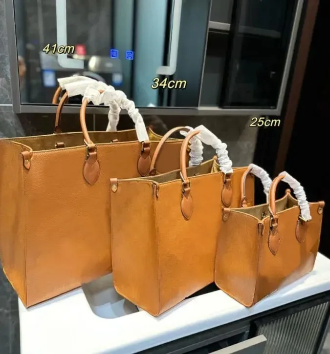 

Fashion purses designer bag woman handbag designer handbag tote Big Tote Large Brown white Emboss Mummy Bag Luxurys Handbags Totes 41cm 34cm 25cm Shopping Bag