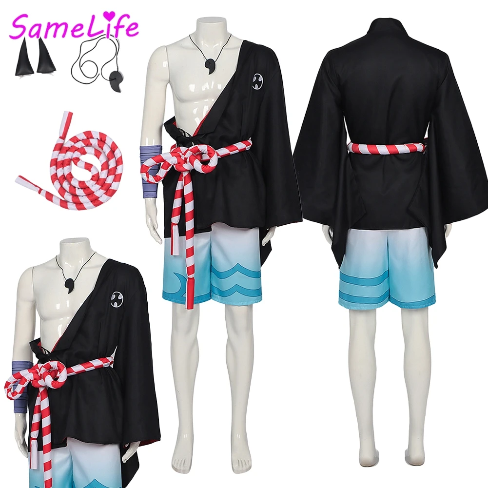 

Костюм для косплея Аниме «Космический Чоу»: Кагуя Химе, Микадо Акира, пляжная одежда, кимоно, мужской костюм, маскировка, Хэллоуин, мужская одежда для взрослых