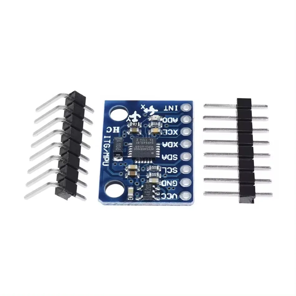 GY-521 MPU6050 3-Axis Accelerometer Gyro Module MPU-6050 6 DOF 6-Axis Accelerometer DIY Kit Compatible with 16-Bit AD Converter