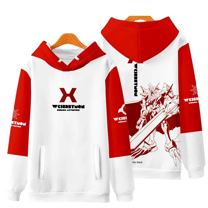 Anime Digimon Adventure Taichi Yagami Cosplay Hoodie Hip Hop Graphic Sweatshirts Poleron Hombre Streetwear Harajuku Tracksuit