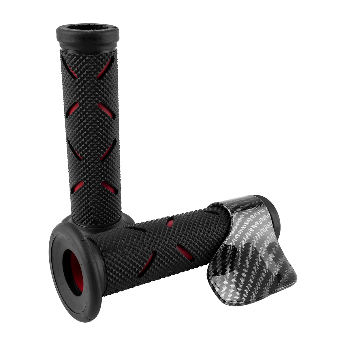 1 Paar 22 mm Motorrad-Gummi-Lenkergriffe, rutschfeste Motorrad-Modifikationsteile, Griffe für Honda, Suzuki, Ducati, Benelli