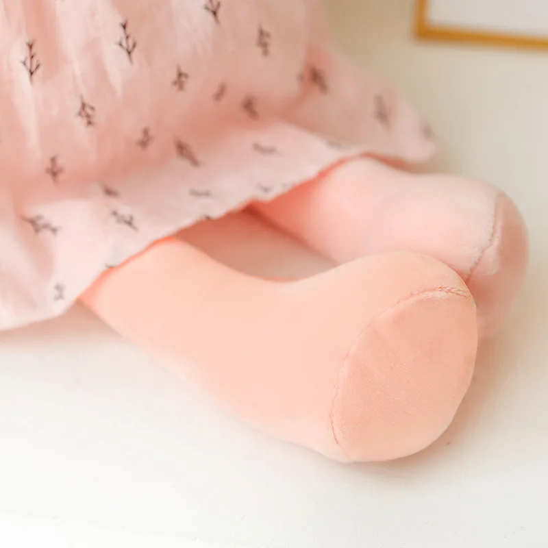 Konijn knuffel lang oor roze hart knuffeldier zacht comfort pop sierkussen leuk cadeau voor kinderen meisjes kamer decor