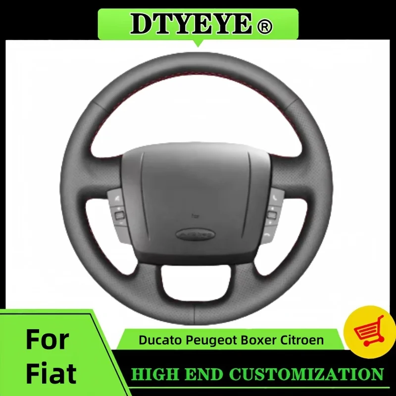 

Индивидуальный чехол на руль автомобиля для Fiat Ducato Peugeot Boxer Citroen Jumper Relay Ram ProMaster DIY оплетка рулевого колеса