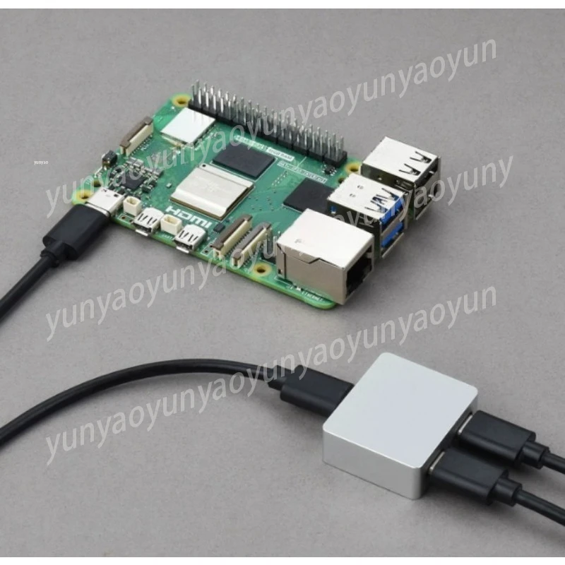 USB Power Signal Separator Type C Interface Aluminum Alloy Shell Stable Signal Transmission Anti Interference Durable