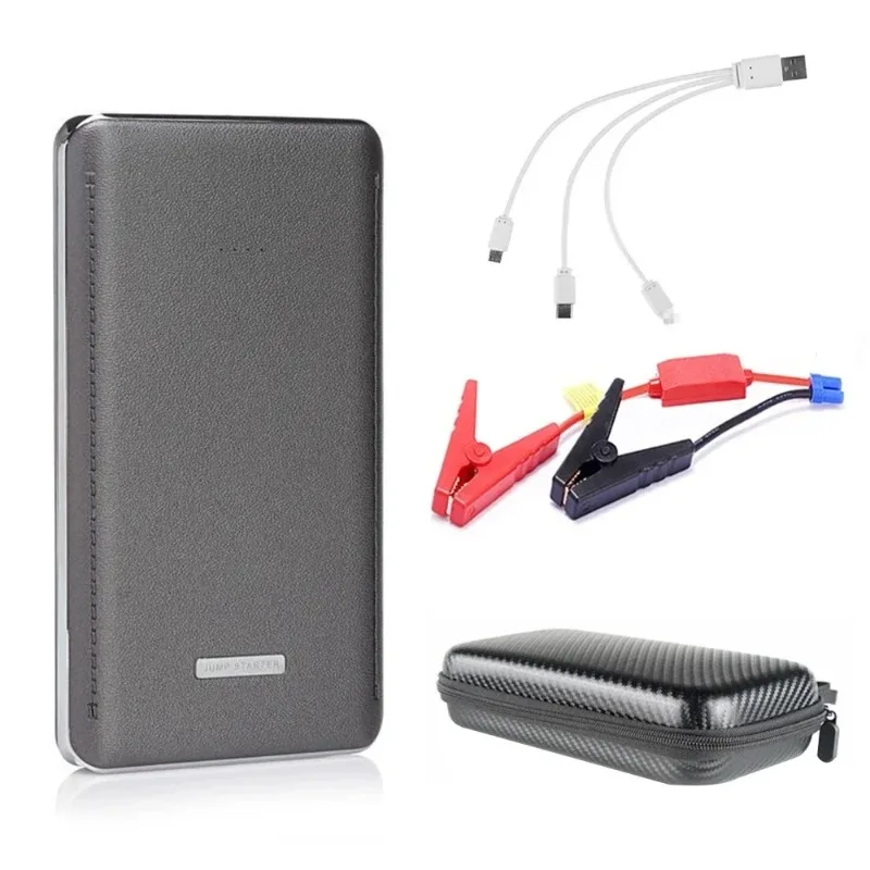 12 فولت مايكرو ستارت الداعم المحمولة سيارة الطوارئ بدء الطاقة 10000 مللي أمبير بطارية المحرك متعددة الوظائف بدء الطوارئ