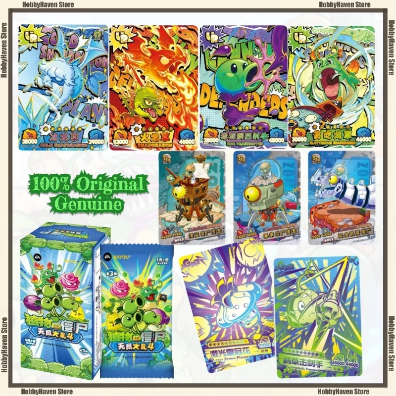 

In Stock Genuine Card Game Plants Vs. Zombies Endless Battle Part 3 Wonderful Nature Journey Card Collection Gift