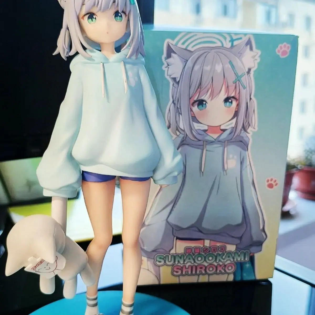 

Горячие 20 см синие архив Sunaookami Shiroko, пижамы, аниме-фигурки, игры для девочек, модели из ПВХ, статуя для мальчиков, коллекционное украшение для рабочего стола, кукла