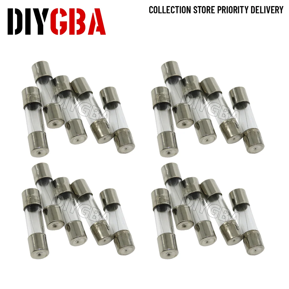 10PCS 5*20mm 6*30mm Fast Blow Glass Tube Fuses 5x20 6x30 250V 0.1 0.5 1 2 3 3.15 4 5 6 7 8 10 12 15 20 25 30A AMP Fuse