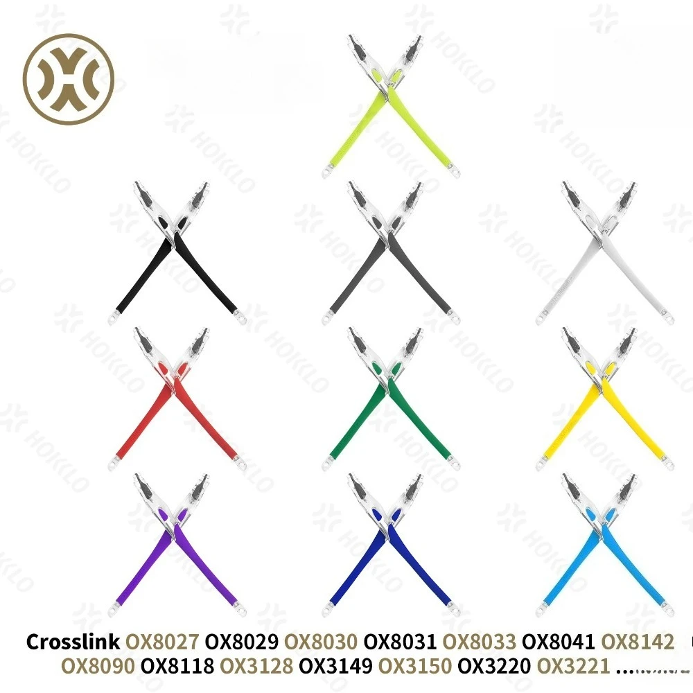 

Hokklo Replacement Leg with Earsocks for Oakley Crosslink Series OX8027 OX8029 Sunglasses Frame Transparent leg Color