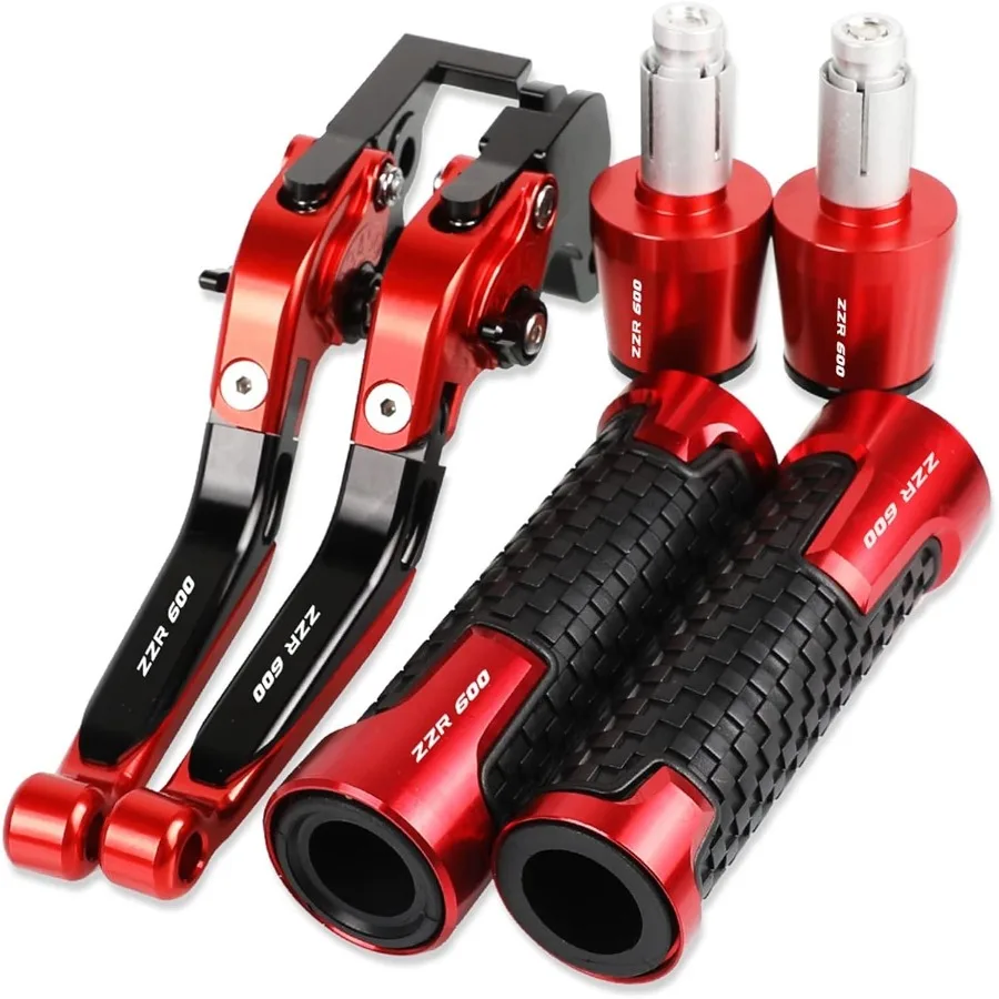 

Adjustable Folding Extendable Motorcycle CNC Accessories Brake Clutch Levers Handlebar Hand Grips with Custom Logo for Kawasaki
