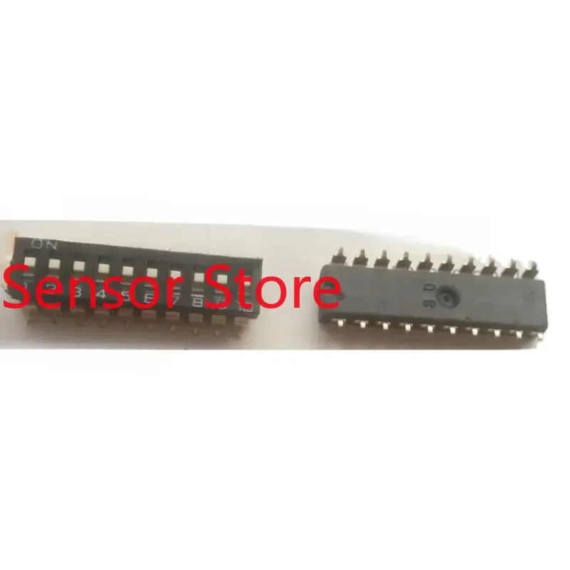 10PCS DIP Chip Dial Switch 10 Position Keyboard  2.54 Pitch Black