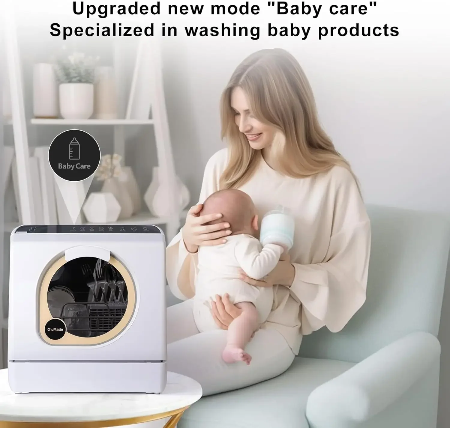 countertop .Compact Dishwasher with drying and double spray arms. Countertop Dishwasher With Water Tank. Portable dishwasher wit