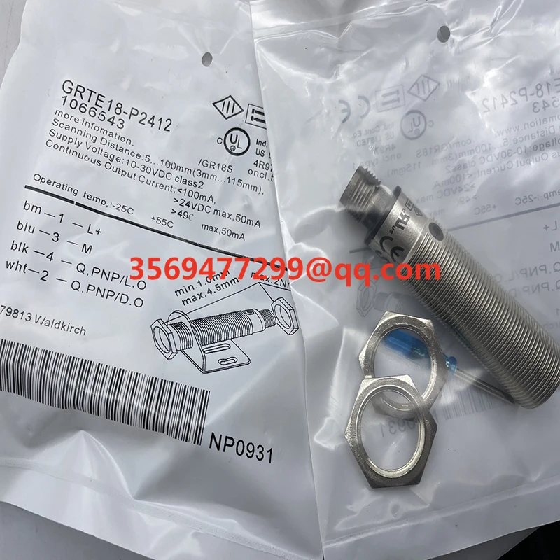 Interruptor de proximidade GRTE18-P2412 GRTE18-N2412 Sensor novo