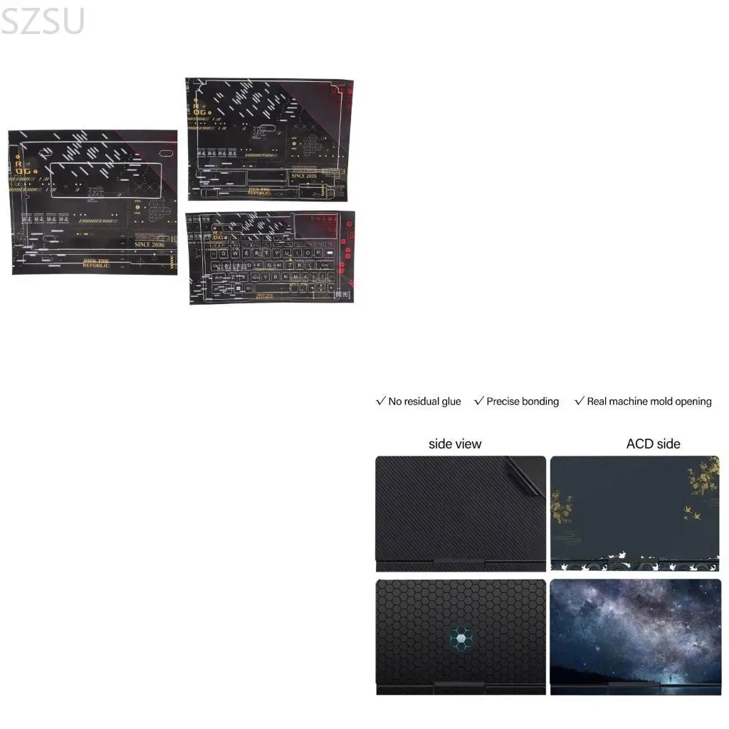 

SZSU 8-дюймовый мини-ноутбук защитная наклейка для всего тела для карманных 3 моделей