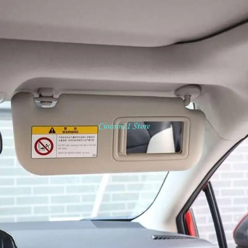 

Y1UB Солнцезащитный козырек со стороны водителя для автомобилей, изоляция высокой плотности, встроенное зеркало, светодиодная от