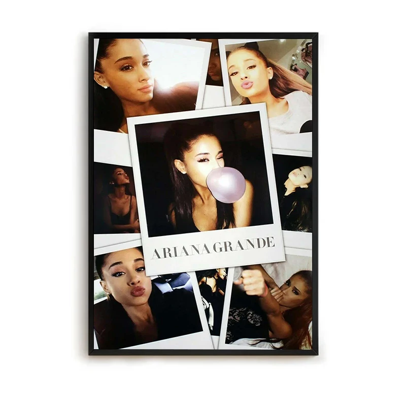 

Pop Music Decorative Paintings A-Ariana Singer Grande Decorative Painting for Bedroom Paintings on the Wall Decor Posters Canvas