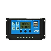 Hot sales DEMUDA 12V 24V PWM solar charger controller manual 10a 20a 30a solar energy charge controller for street light solar p