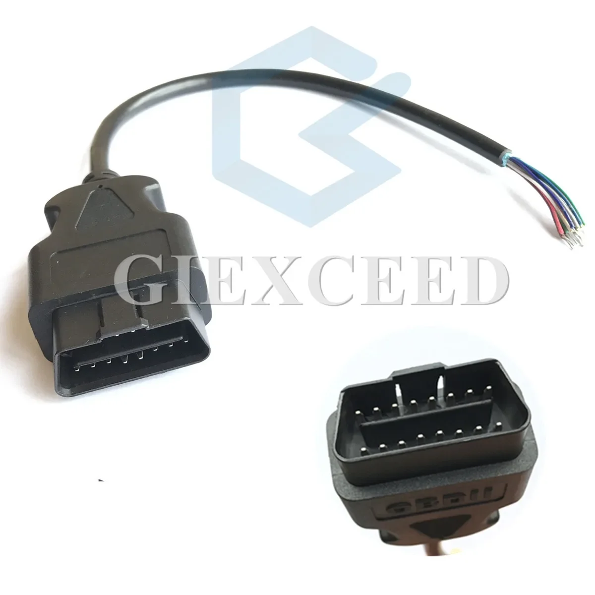 16 Pin OBD2 OBD-II J1962M Male Auto Car Accessories Diagnostic Extension Socket Connector With Cable Wiring Harness
