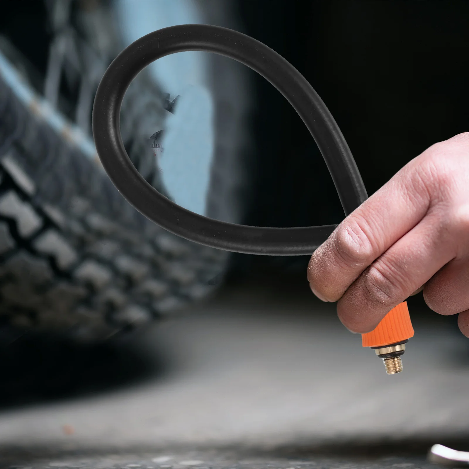 

M6 Threaded Tire Inflation Adapter High Pressure Resistant Air Compressor Extension Tube For Bicycle Electric Car Tire