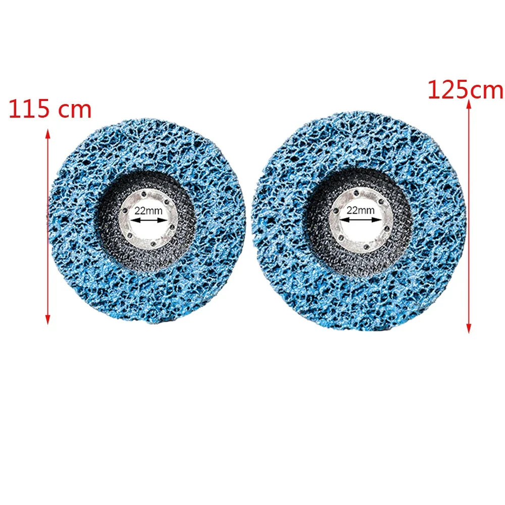 115mm/125mm Angle Grinder Poly Strip Disc Abrasive Wheel  Paint Rust Clean Remover Grinding Wheels for Motorcycles Car Durable