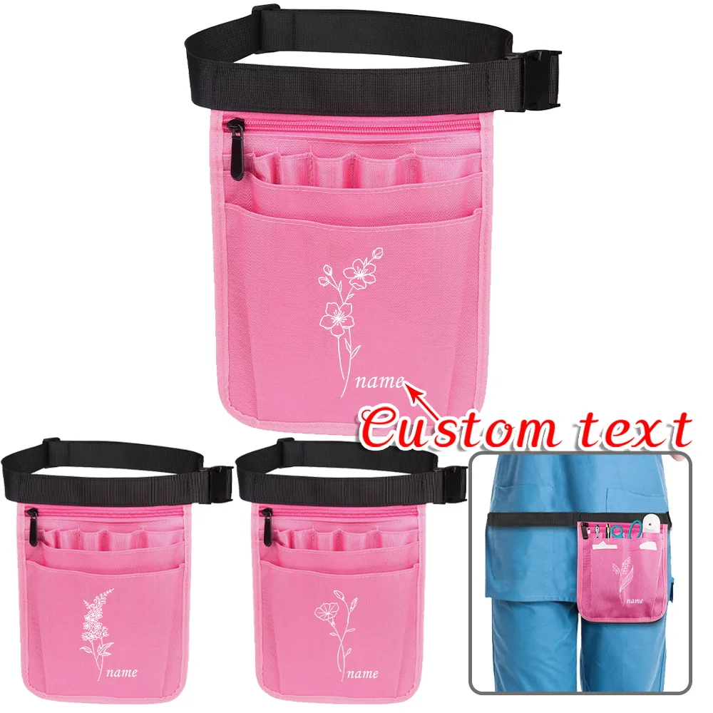 

Персонализированное индивидуальное имя, поясная сумка для медсестры, аксессуары для медсестры, инструмент, высококачественные сумки для хранения, медицинские принадлежности, рабочий карман