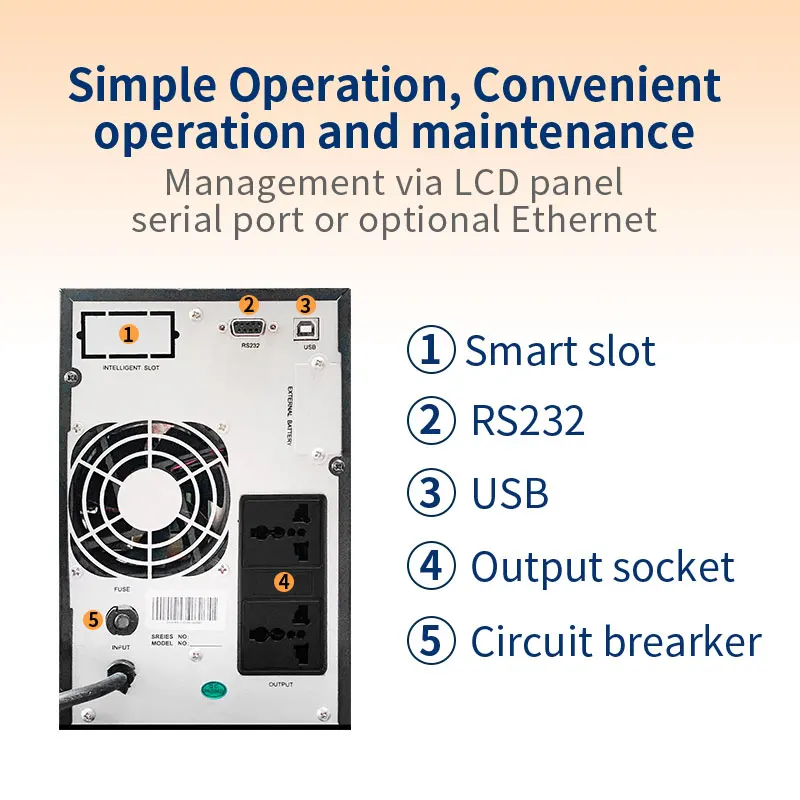 UPS عبر الإنترنت احتياطية التيار الكهربائي 1KVA 2KVA 3KVA موجة جيبية نقية UPS عرام حامي مع محول العزلة #2