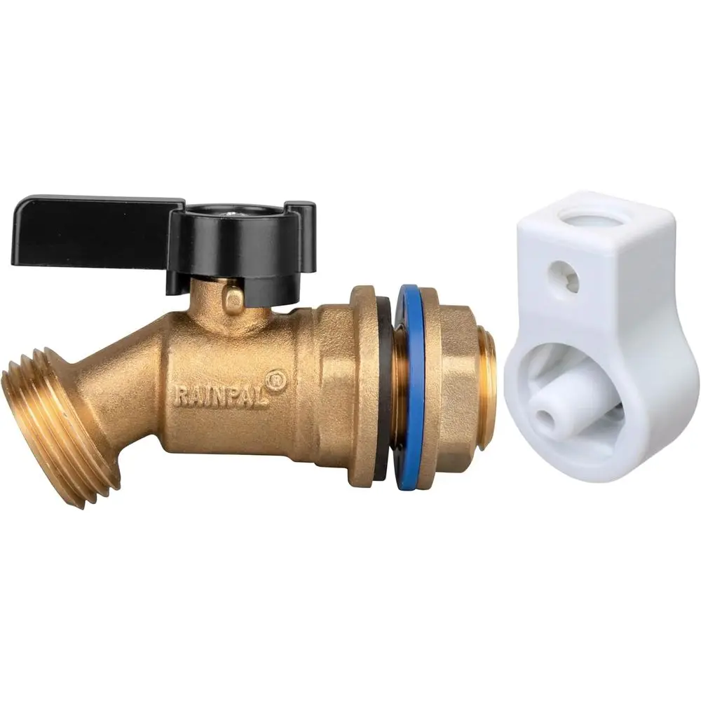 

Латунный кран для дождевального бака с резьбой 1/2 NPS, шаровой кран с четвертьоборотным управлением, пластиковый держатель для ключа/гайки и опцией отверстия для заглушки для крышки бака с закрытым верхом