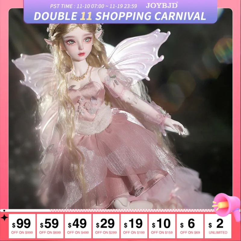 

Fantasy Angel 1/4 BJD Doll Sue Resin Dolls The Forest Is Elf Style Anime Figure Toys Doll