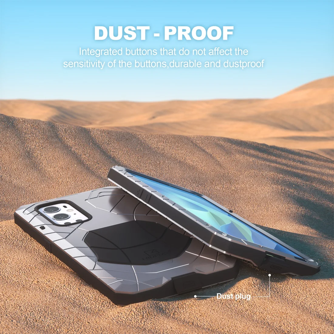 Imatch Aluminum Metal Silicone Shockproof Cover For Oneplus 9 Pro Ace 3v Cover No Tempered Glass Gift Case Heavy Duty Protector