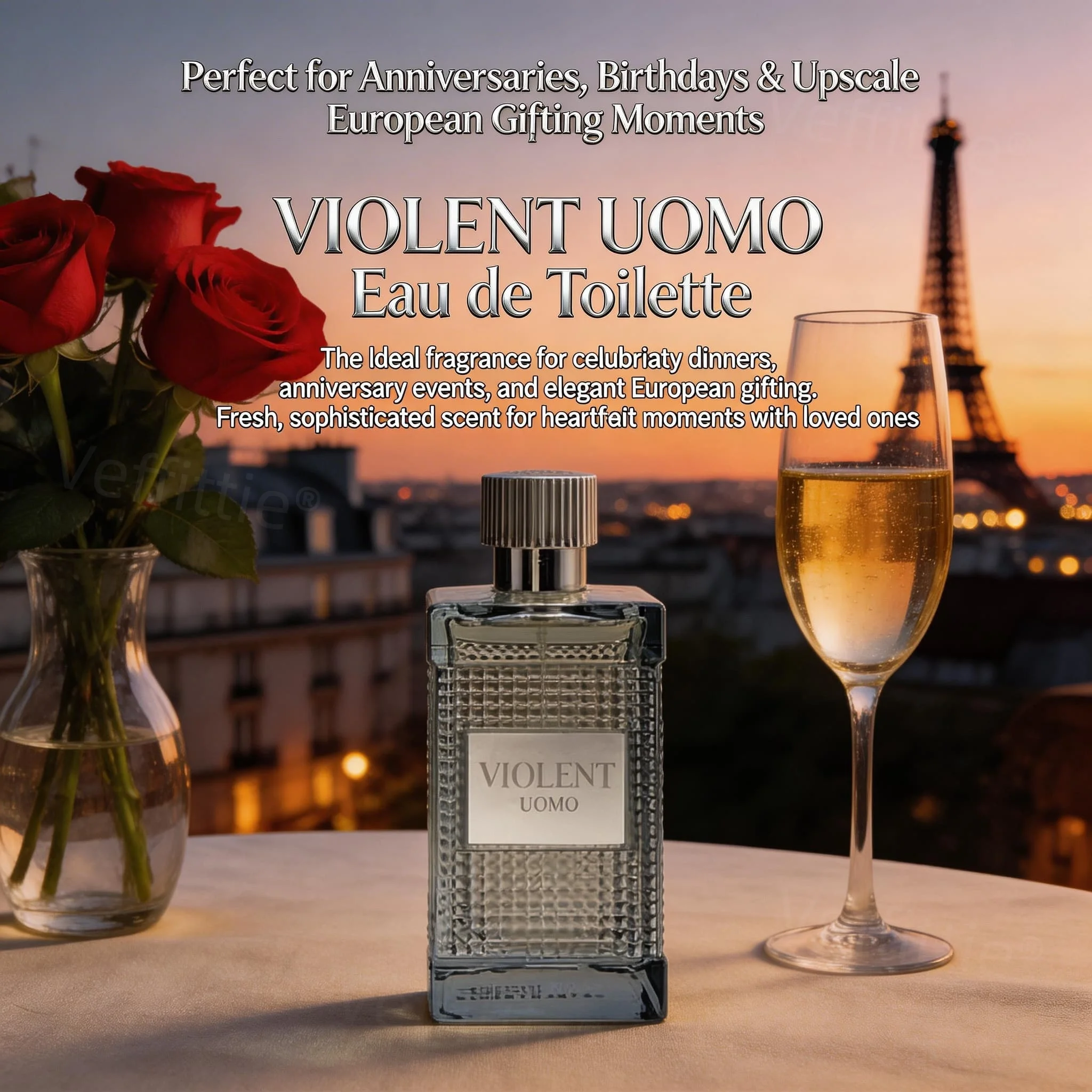 

Executive Mint Lavender Poise EDT 100ml 3.4oz, Long Lasting Fresh Fruity Floral Scent, Polished Office Wear, Refined Accent