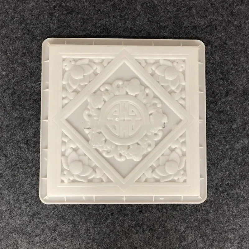 Cement Chinese Style Garden DIY Concrete Non-slip 3D Hollow Paving Mould  Plastic Stone Mould Antique Yard Mold 40x40x2.5mm