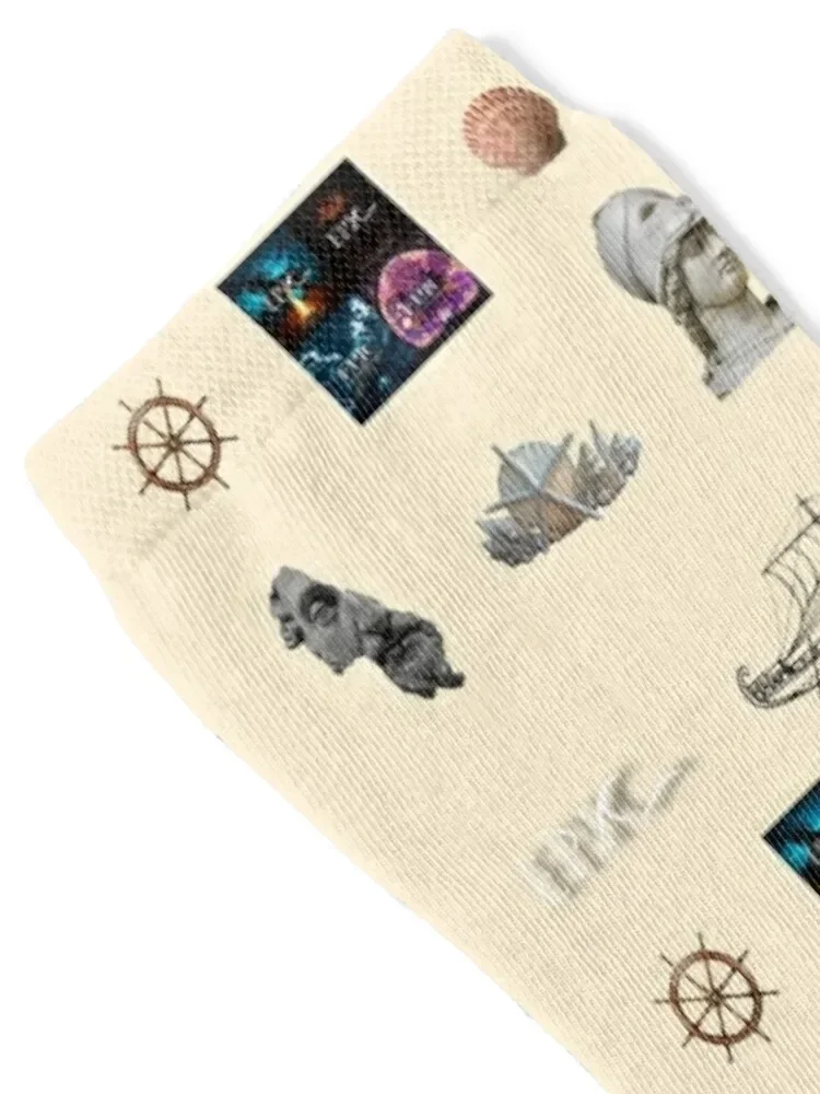 ملحمة الموسيقية ملصق حزمة الجوارب الرجال القطن عالية الجودة هدايا الشتاء للأطفال التدفئة جورب رجل الجوارب النسائية