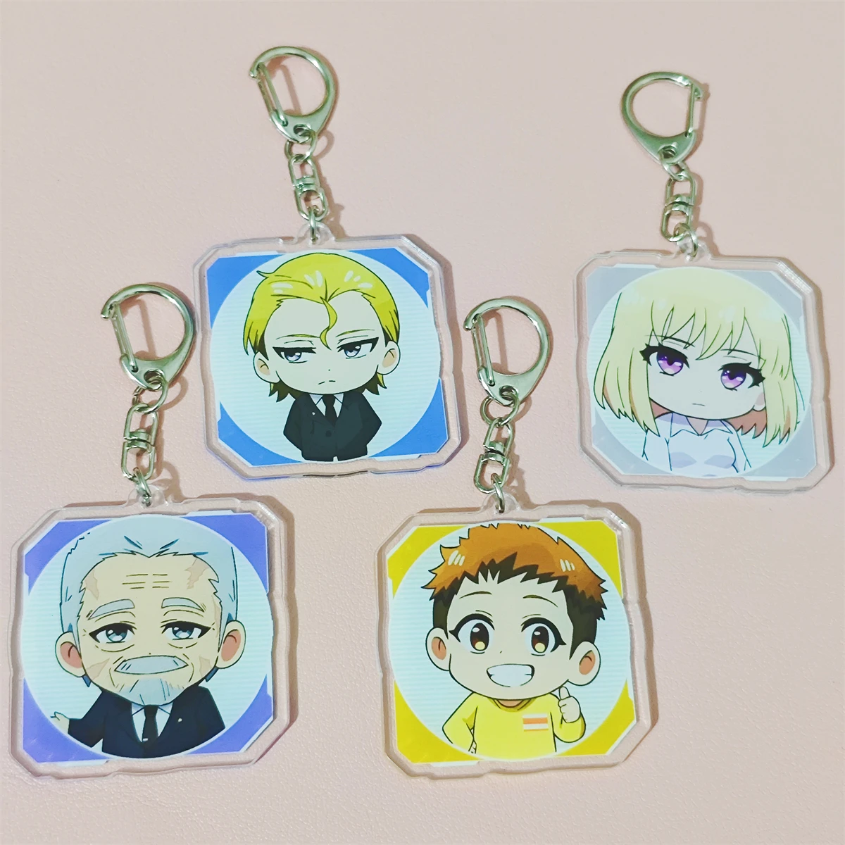 Anime GOODS Acrylic Keychain cute y2k Solo Leveling keychain for bag keys car key bag backpack collection display accessories