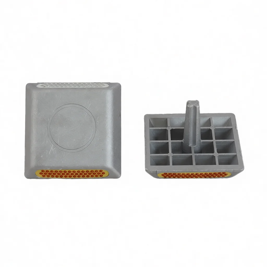 Weatherproof Aluminum Road Stud Reflective Pavement Marker Safety Indicator Night Vision Guidance For Private Driveways