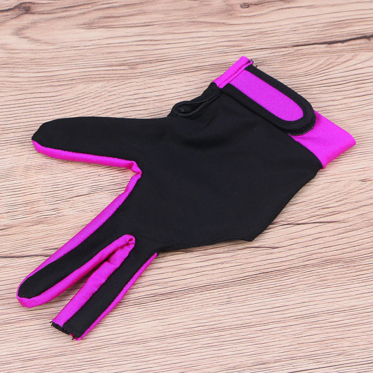 

Перчатки для бильярда с тремя пальцами, розовые, размер M, для игры в пуловер, аксессуар для снукера, дышащие, гибкие