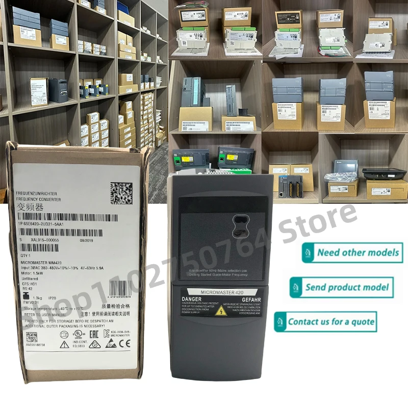 

Совершенно новый оригинальный 6SE6420-2UD21-5AA1 6SE64202UD215AA1 МИКРОМАСТЕР 1,5 кВт 380-480В
